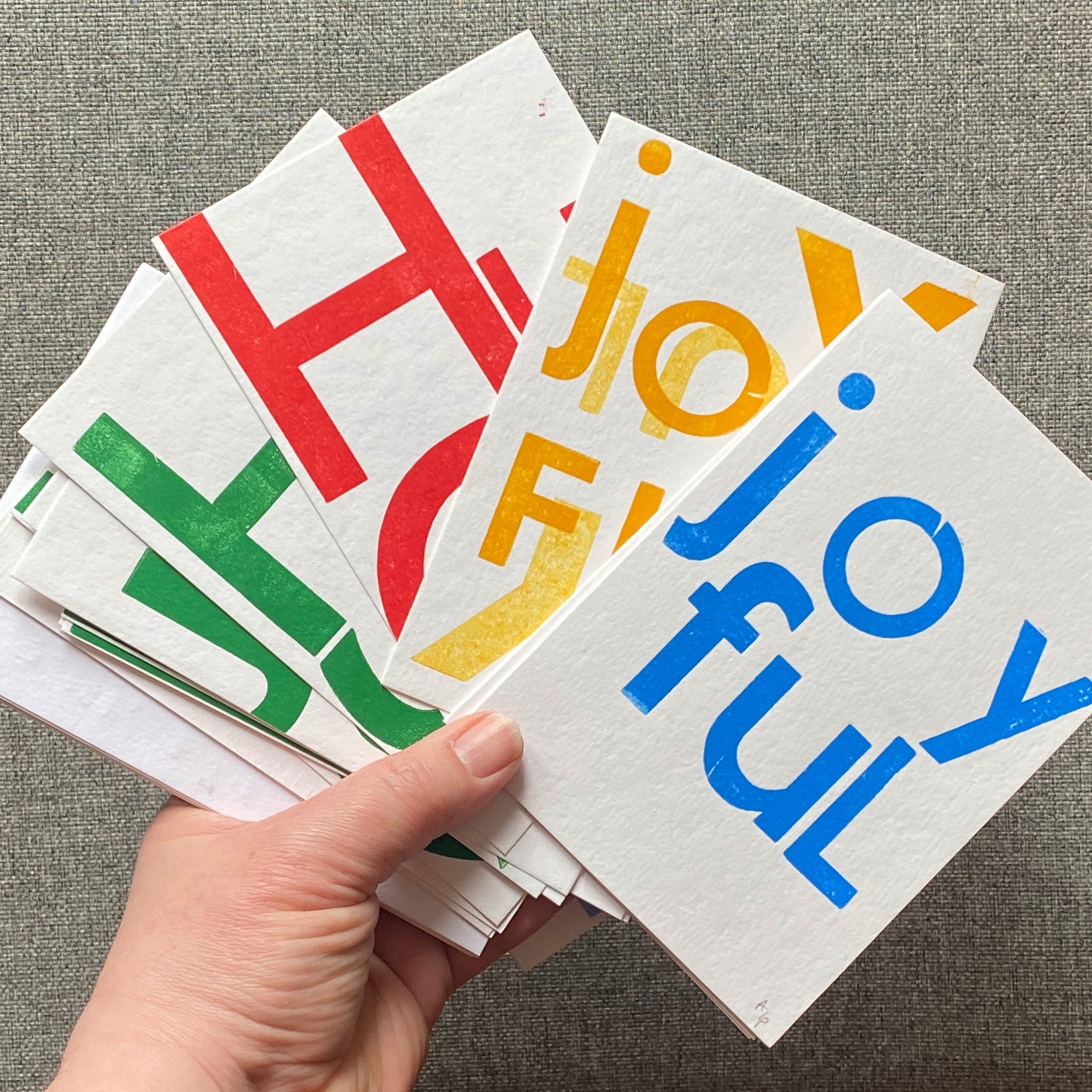 Letterpress Printed Greeting Cards