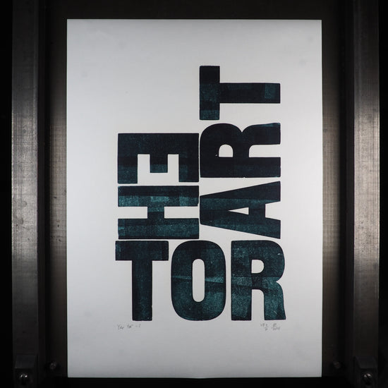 Tor Names of Yesteryear - Yar Tor / Heart Tor - Large poster