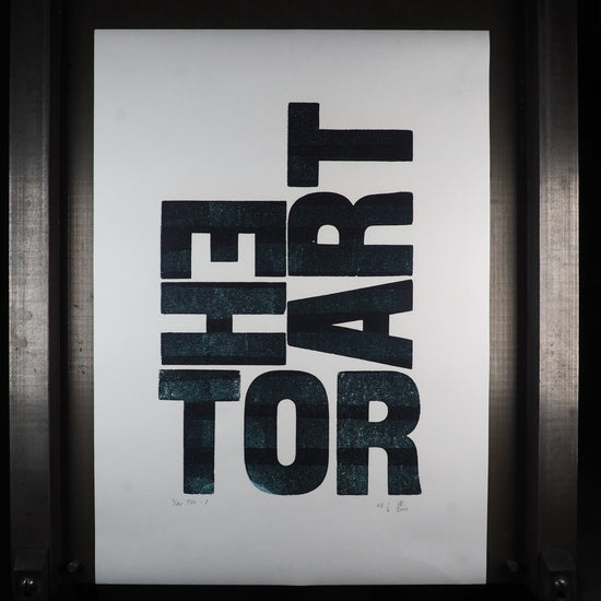 Tor Names of Yesteryear - Yar Tor / Heart Tor - Large poster