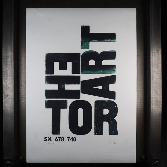 Tor Names of Yesteryear - Yar Tor / Heart Tor - Large poster