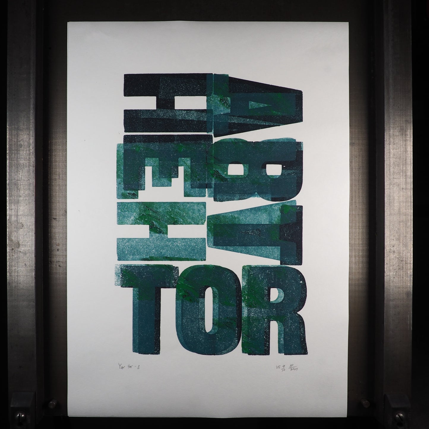 Tor Names of Yesteryear - Yar Tor / Heart Tor - Large poster