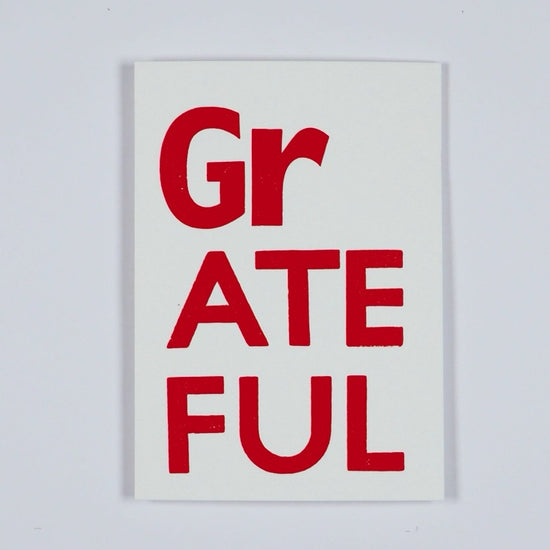 Grateful Poster - Cultivate a Spirit of Appreciation