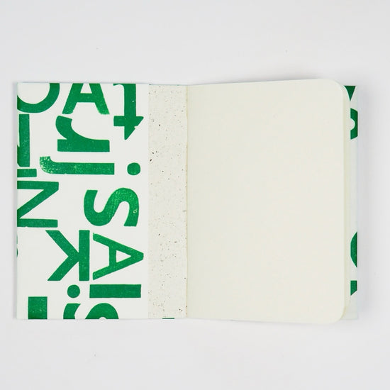 Hand-Printed A6 Notebook Cover – Stylish Protection for Your Notebook