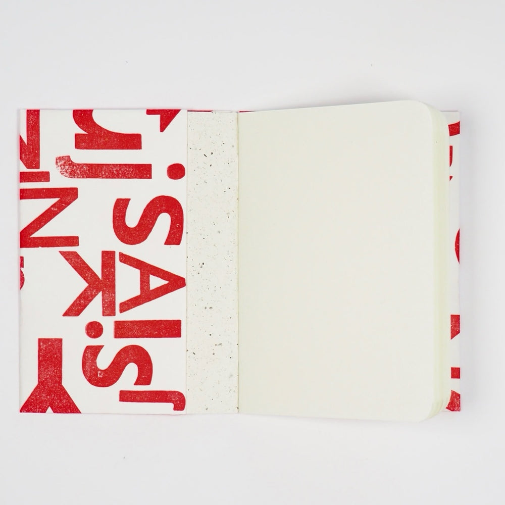 Hand-Printed A6 Notebook Cover – Stylish Protection for Your Notebook