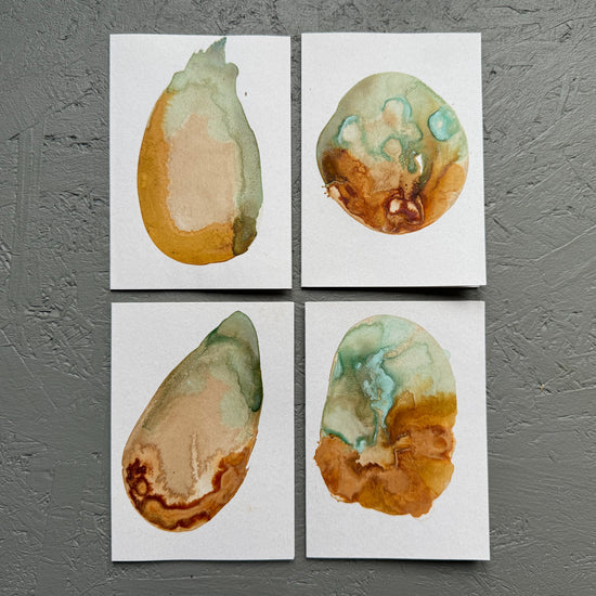 Nebula Wild Colour greeting cards - set of four