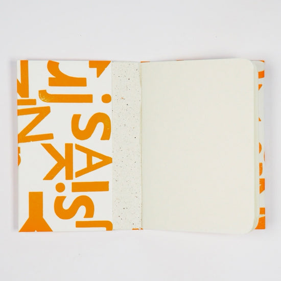 Hand-Printed A6 Notebook Cover – Stylish Protection for Your Notebook